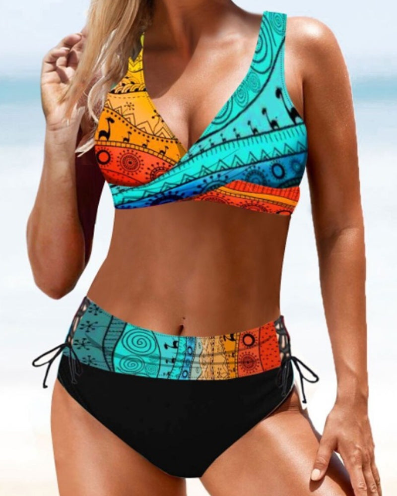 Sara™ | Glad och Färgglad Bikini