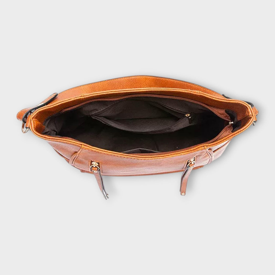 Silvina - Vintage-inspirerad Elegant Handväska för Kvinnor