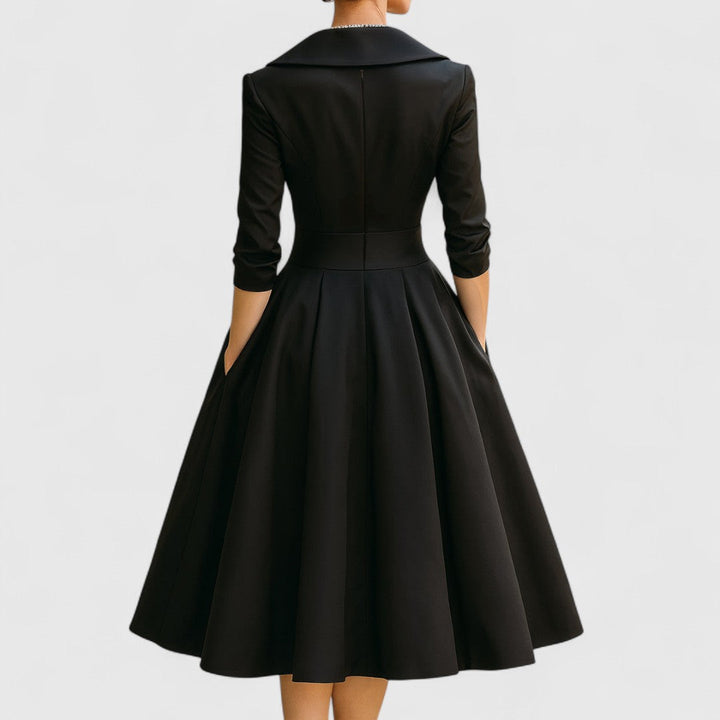 Magdalena - Elegant Midi Klänning