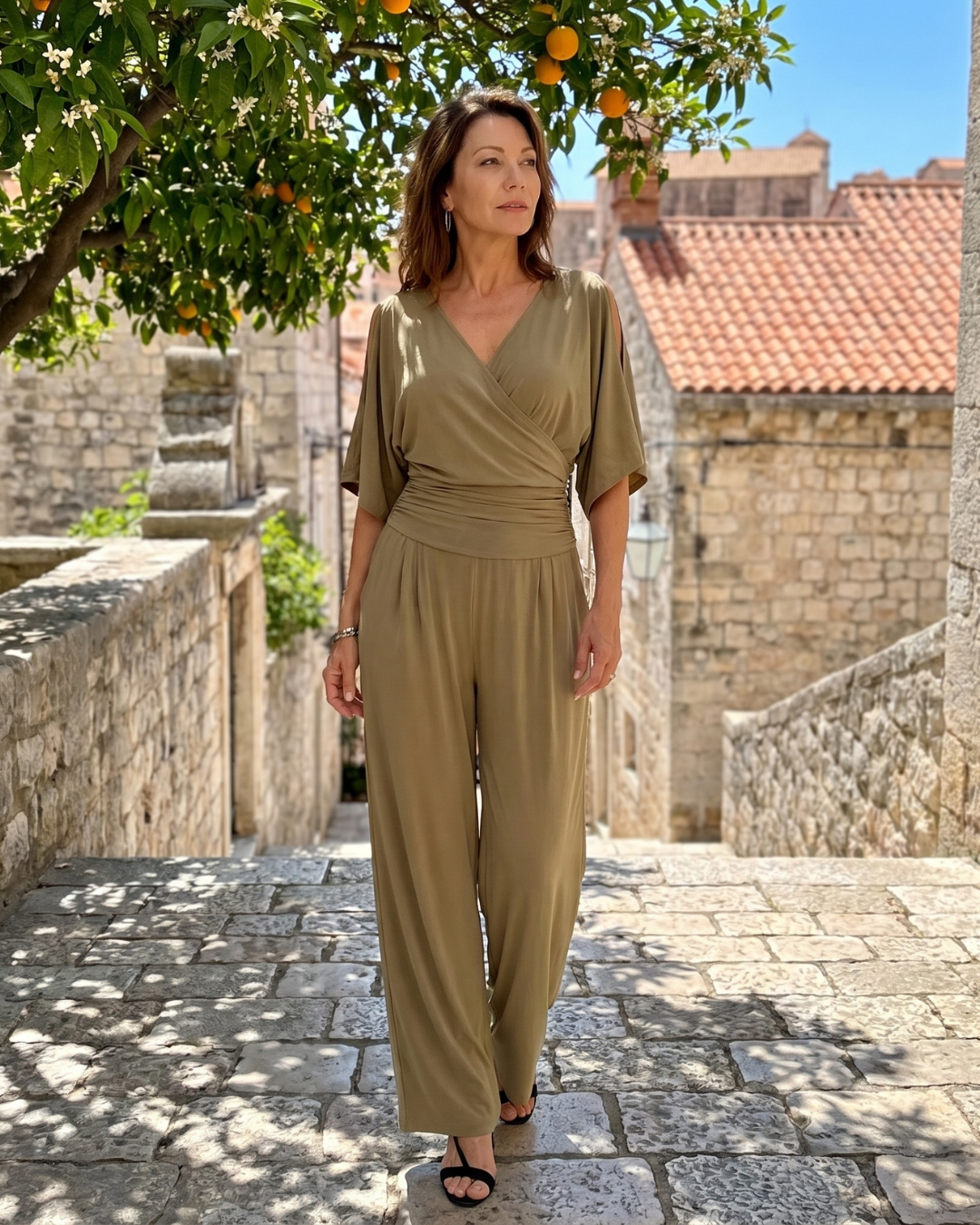 Nyxara | Cold Shoulder Omlottmidja Overall