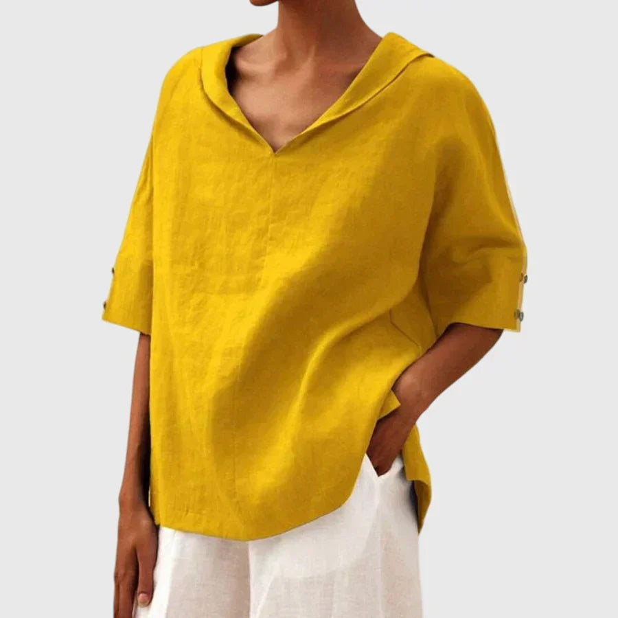 Joanna™ | Casual Löst Sittande Blus