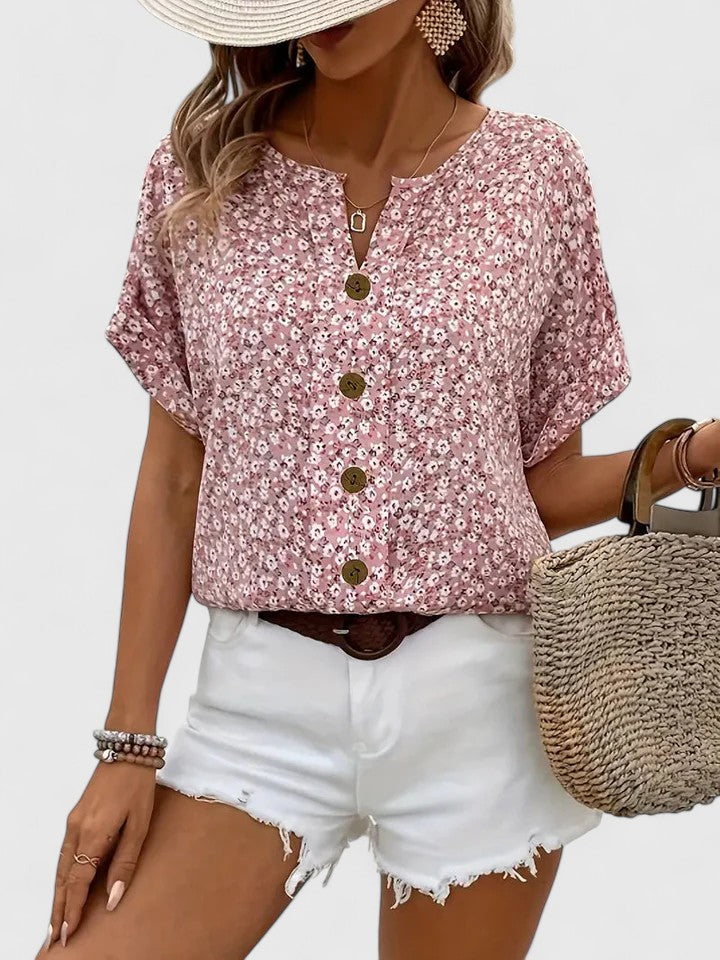 Sabine | Elegant Blommig Sommartopp