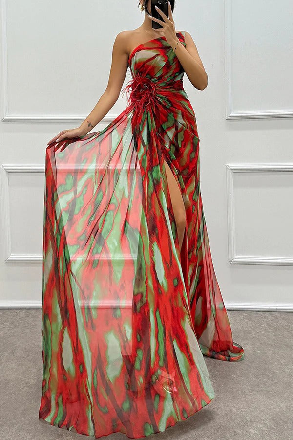 Mia™ | Livfull Draperad Klänning