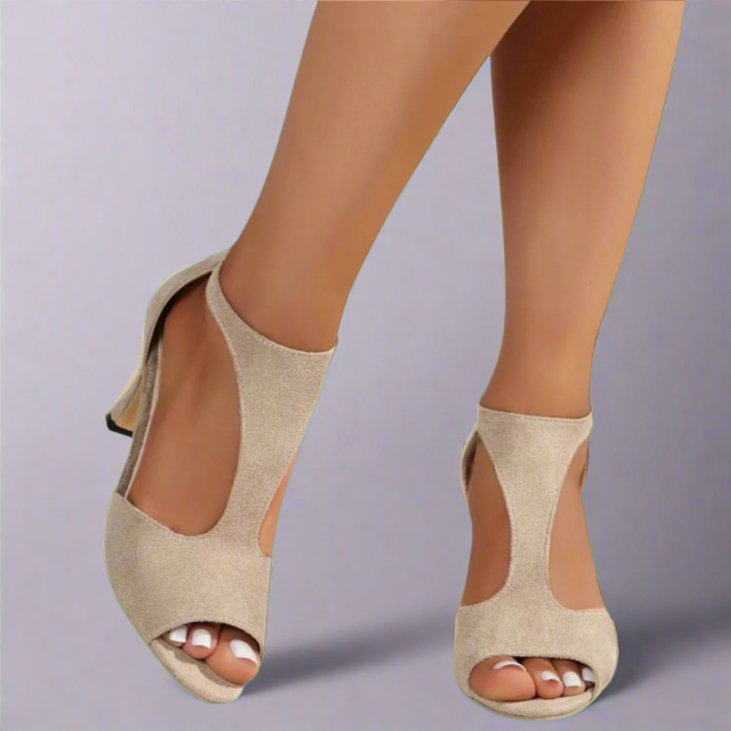 Oline | Utskuren Peep Toe Klackar