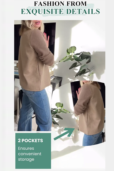 Athena | Stilig Casual Knapplångjacka
