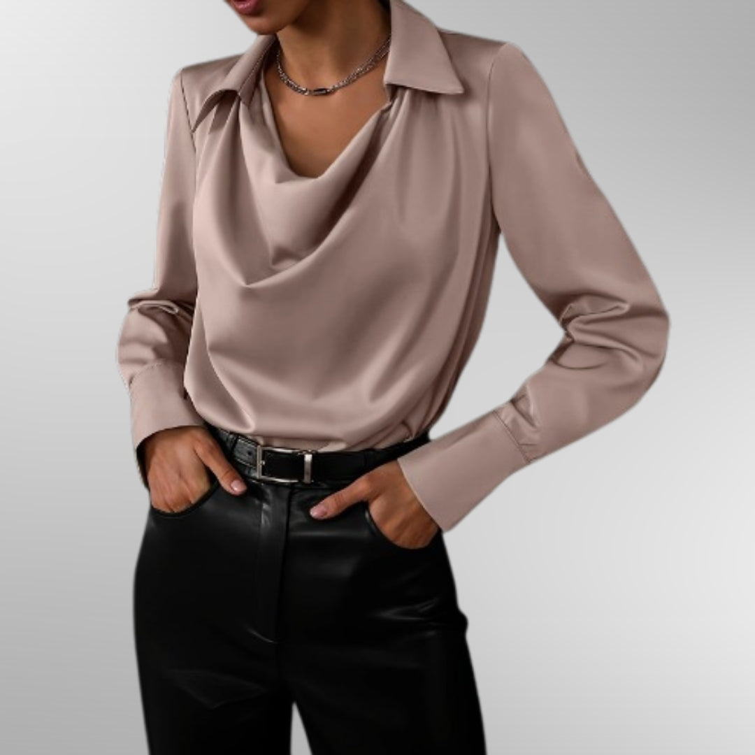 Violet™ | Elegant Satinblus
