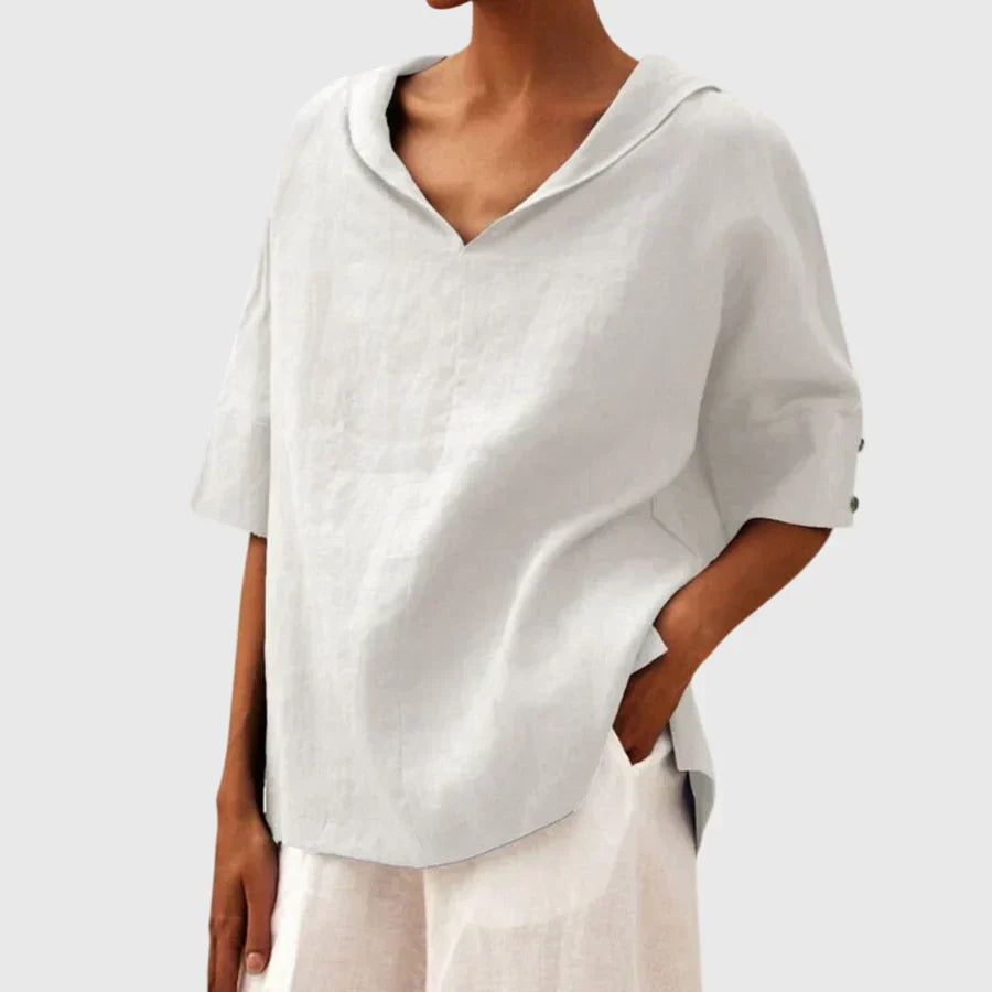 Joanna™ | Casual Löst Sittande Blus