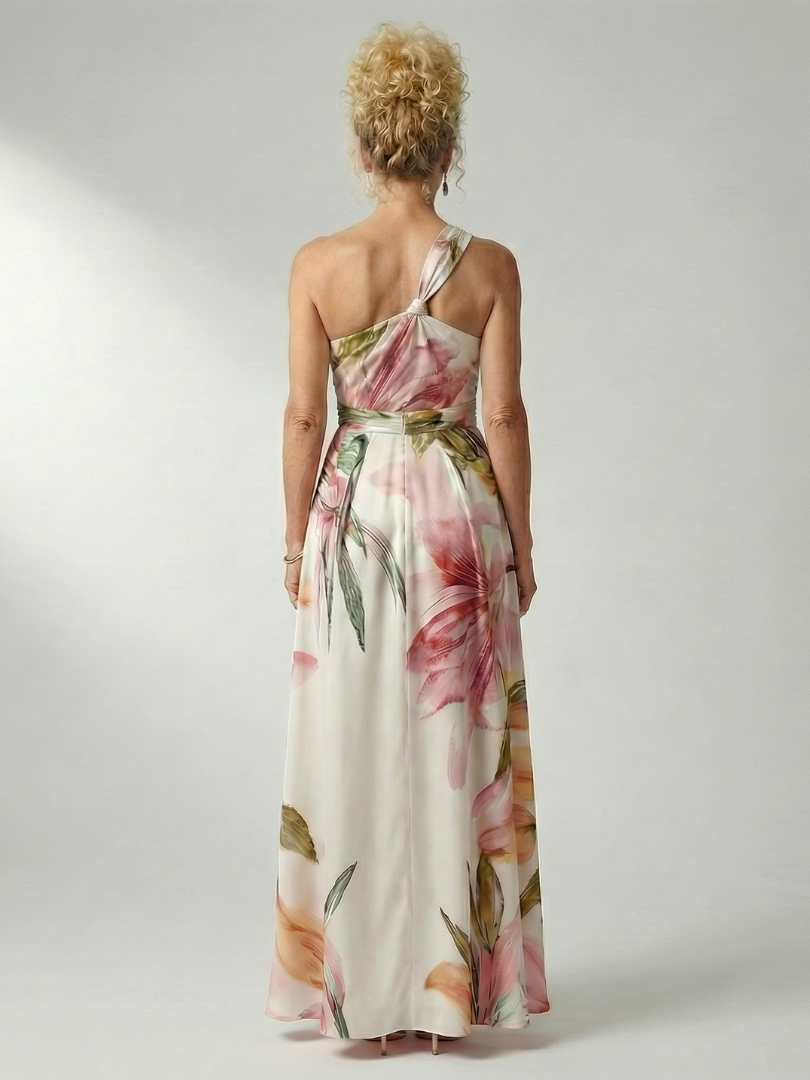 Amiel | Lätt Blomster Maxiklänning