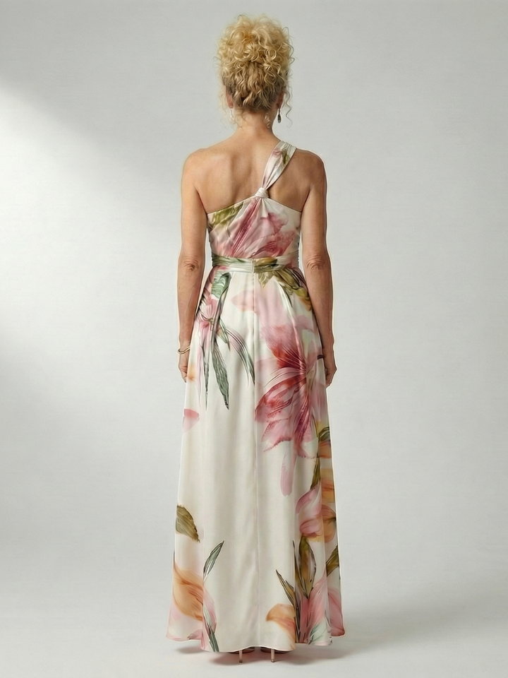 Amiel | Lätt Blomster Maxiklänning