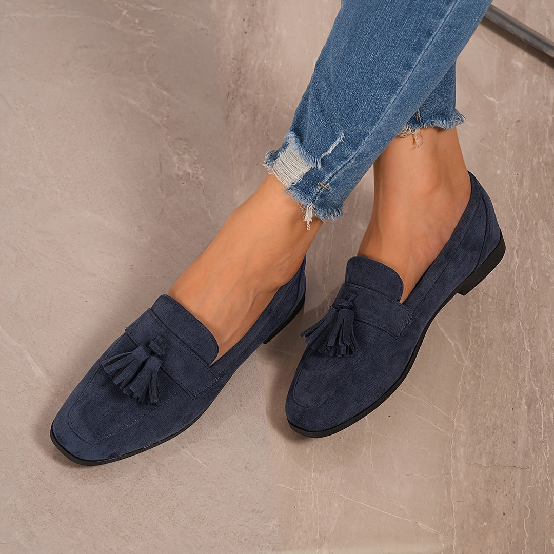 Soléna | Stabila Loafers med Tofsar