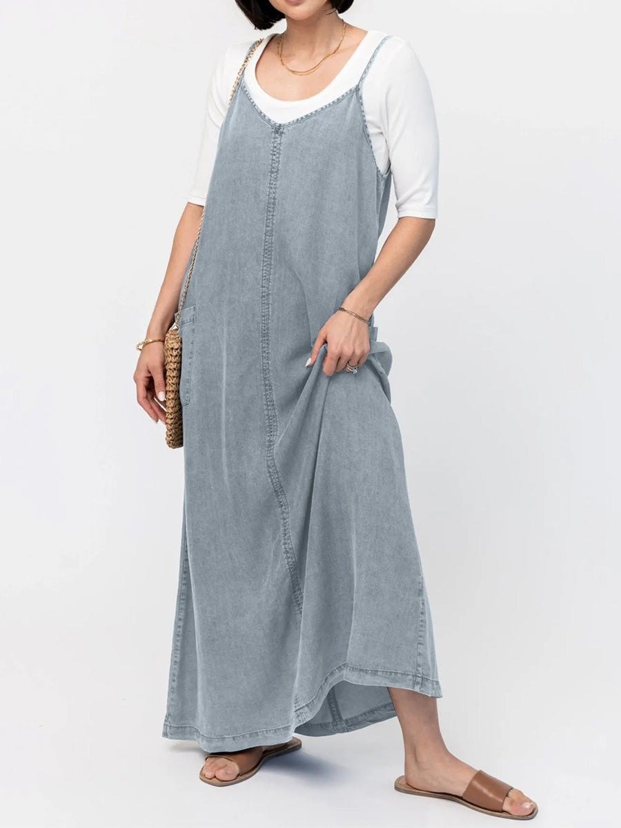 GLACEL | STILIG LOOSE MAXI KLÄNNING