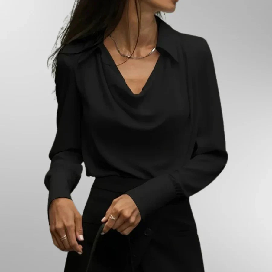 Violet™ | Elegant Satinblus