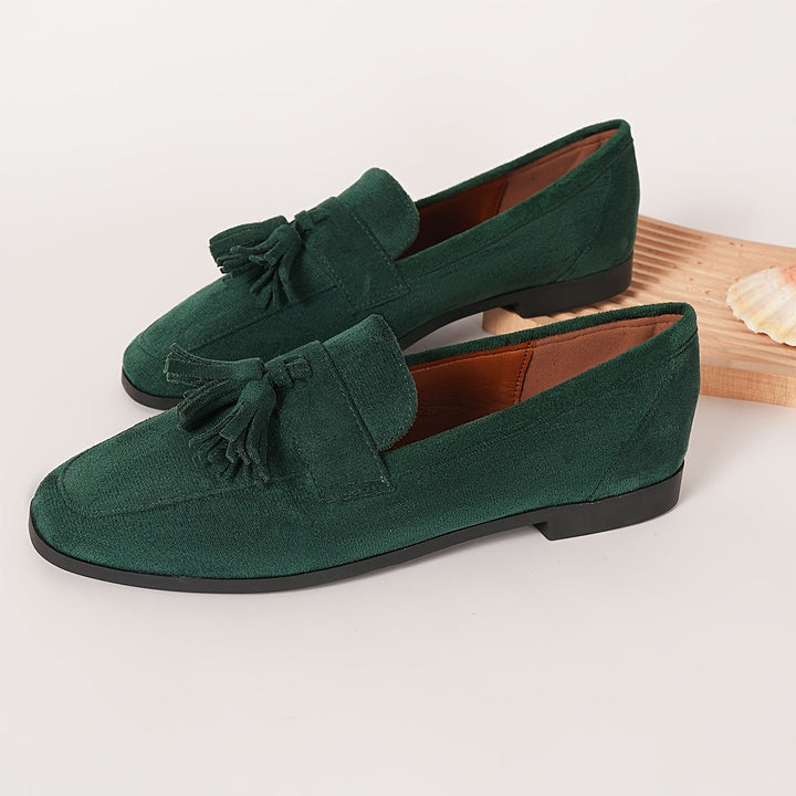 Soléna | Stabila Loafers med Tofsar