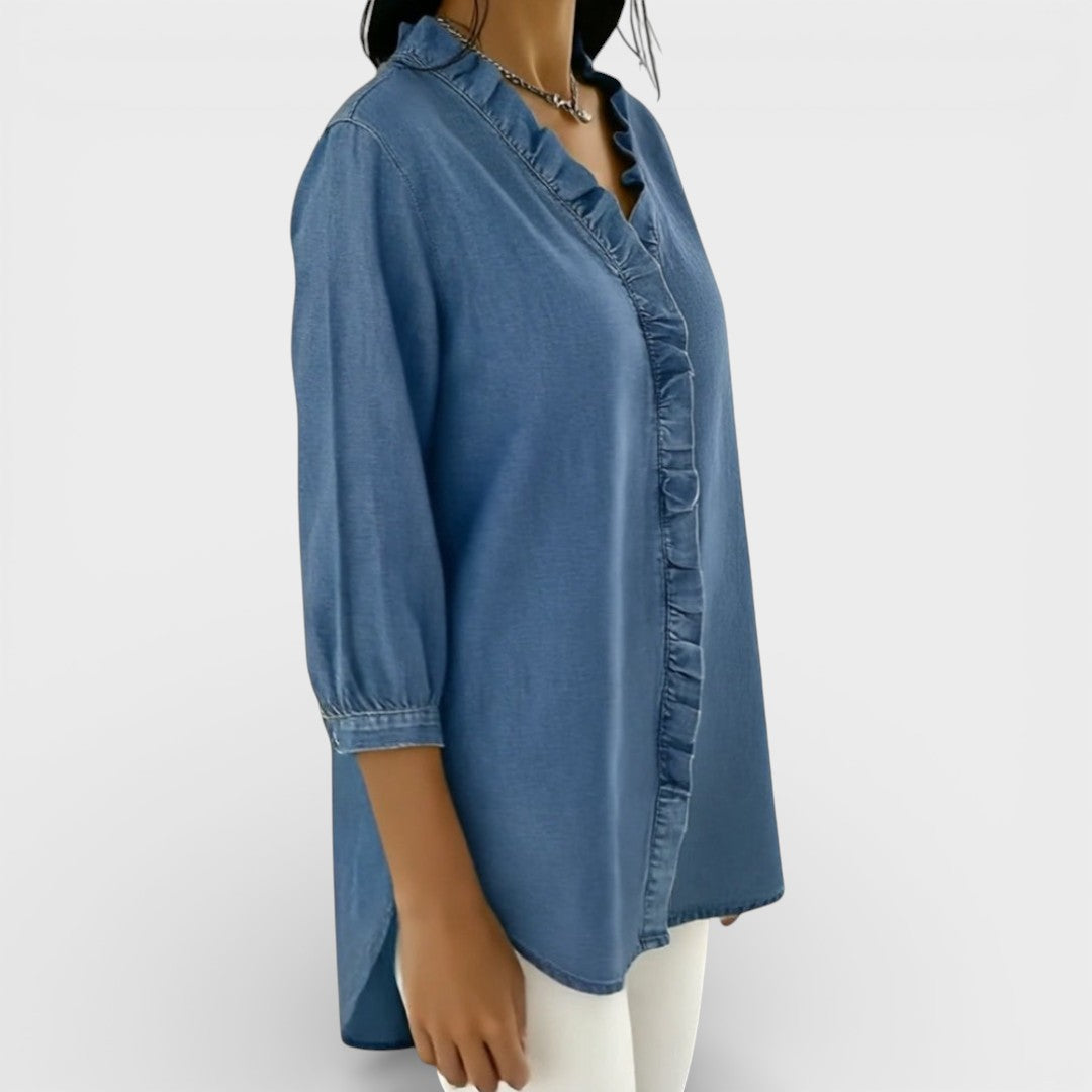 Heather | Elegant Volangblus