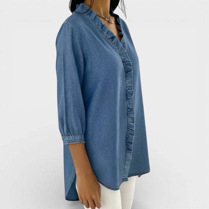 Heather | Elegant Volangblus