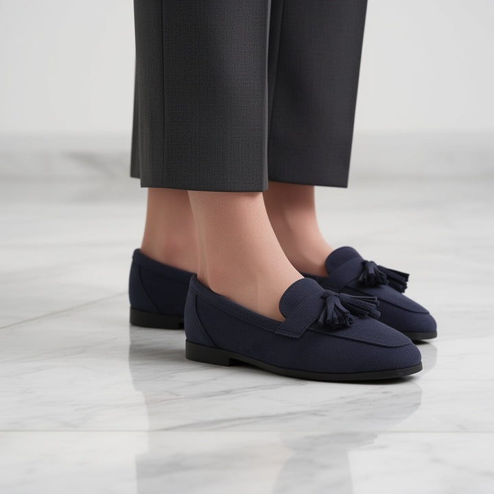 Soléna | Stabila Loafers med Tofsar