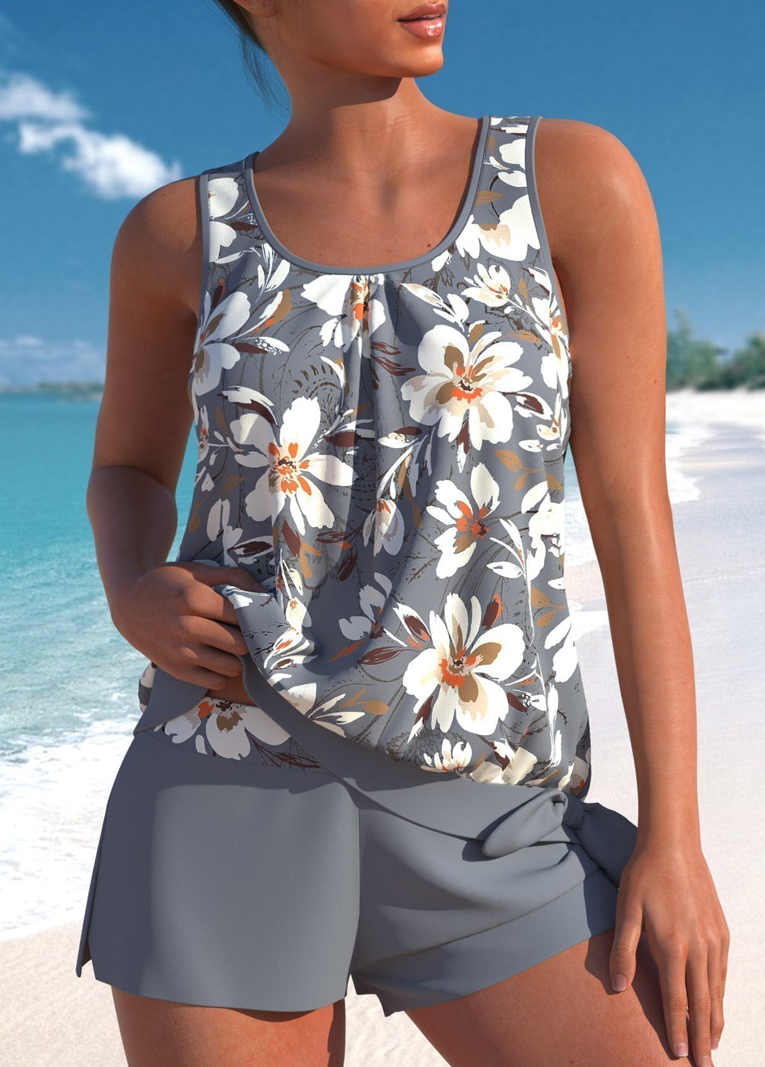 Helena | Snygg Blomster Tankini