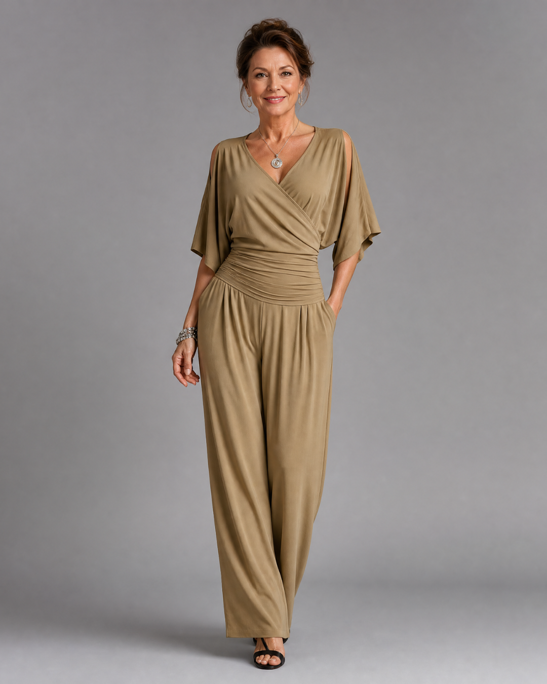 Nyxara | Cold Shoulder Omlottmidja Overall