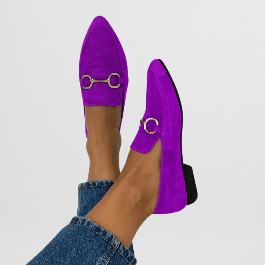 Ginevra | Färgglada Boho Loafers