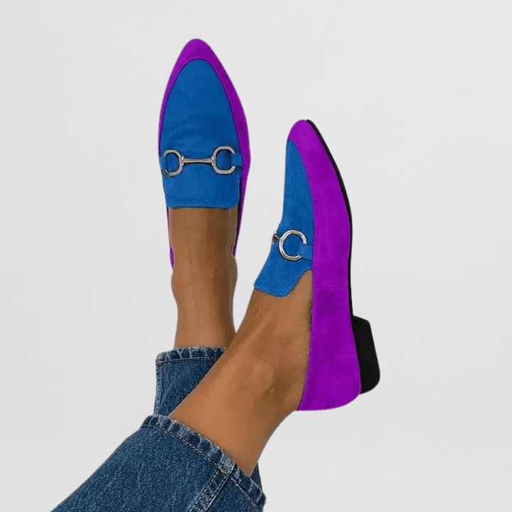 Ginevra | Färgglada Boho Loafers