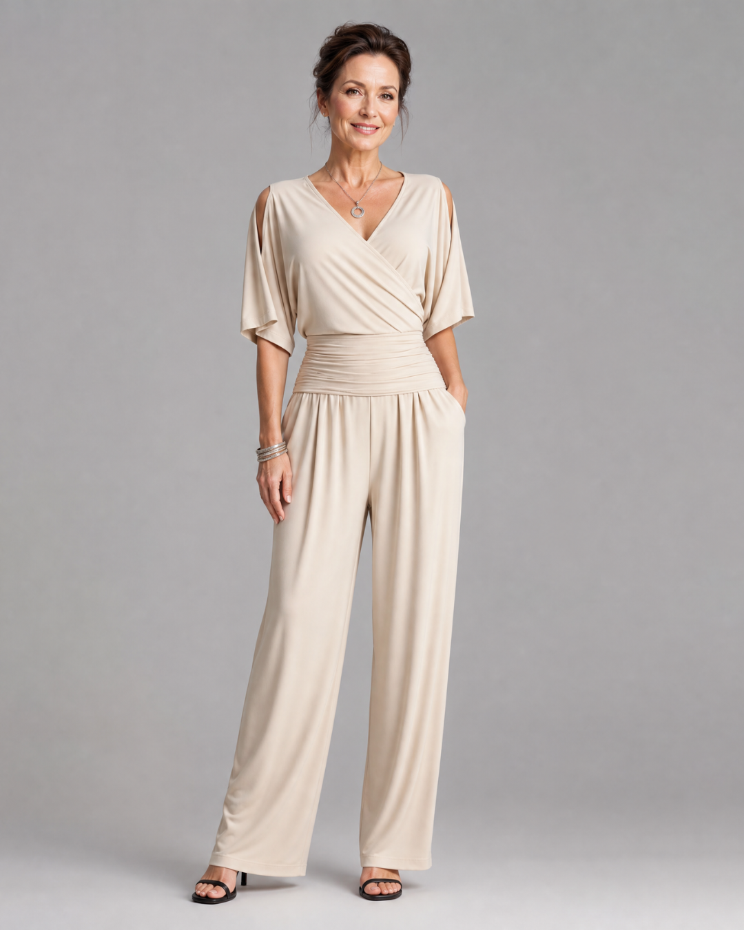 Nyxara | Cold Shoulder Omlottmidja Overall
