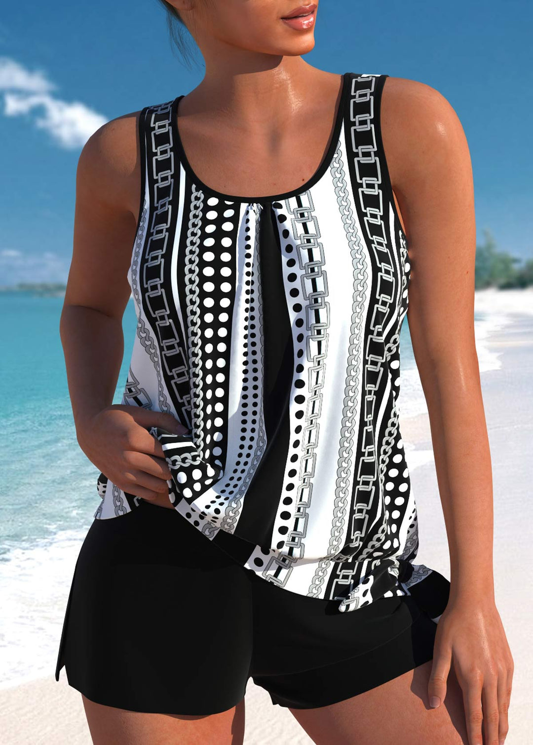 Helena | Snygg Blomster Tankini