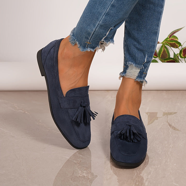 Soléna | Stabila Loafers med Tofsar