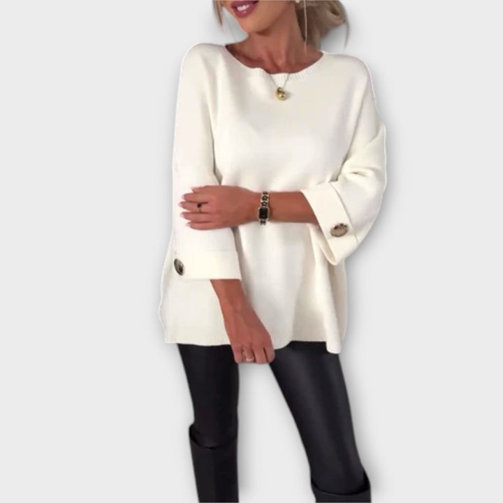 April | Elegant Stickad Blus