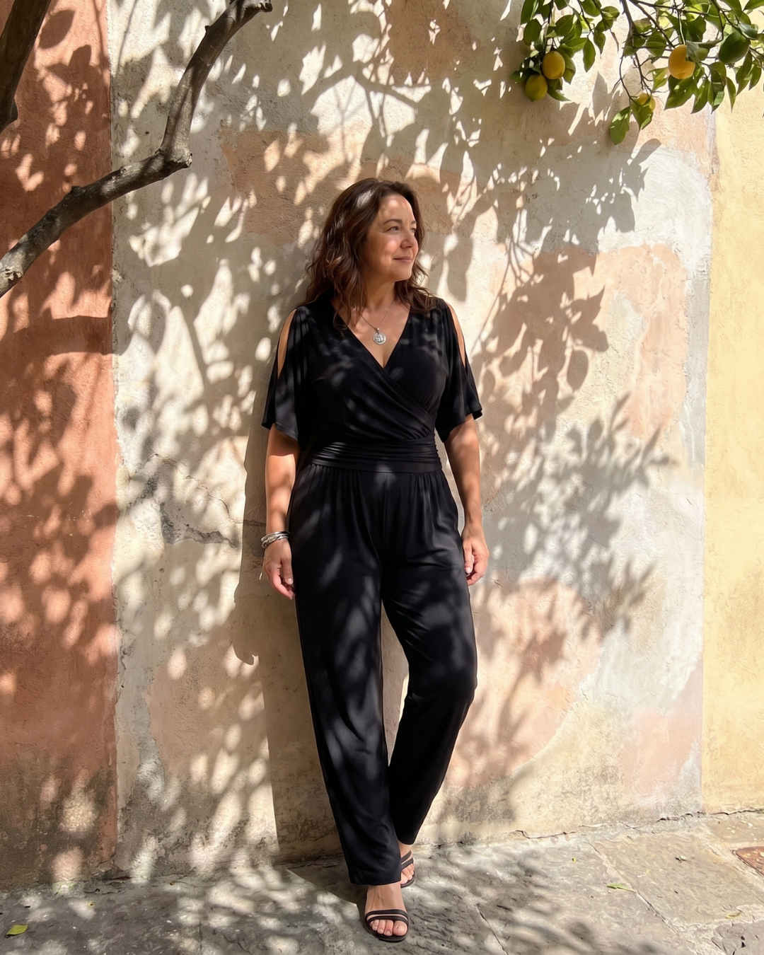 Nyxara | Cold Shoulder Omlottmidja Overall
