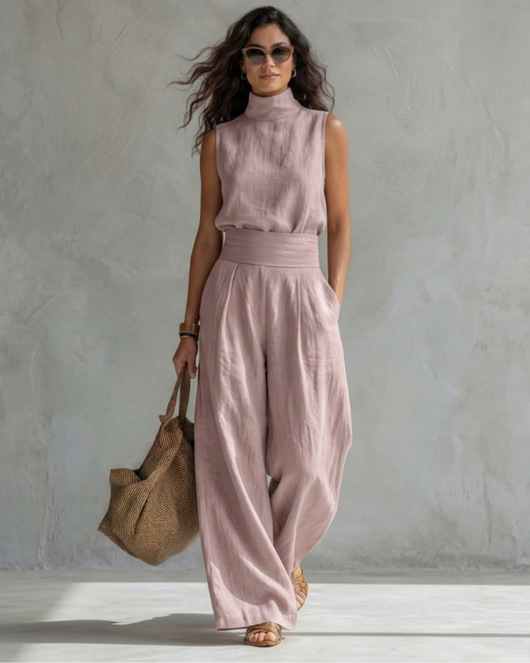 Maria | Elegant Set med Vida Ben och Topp