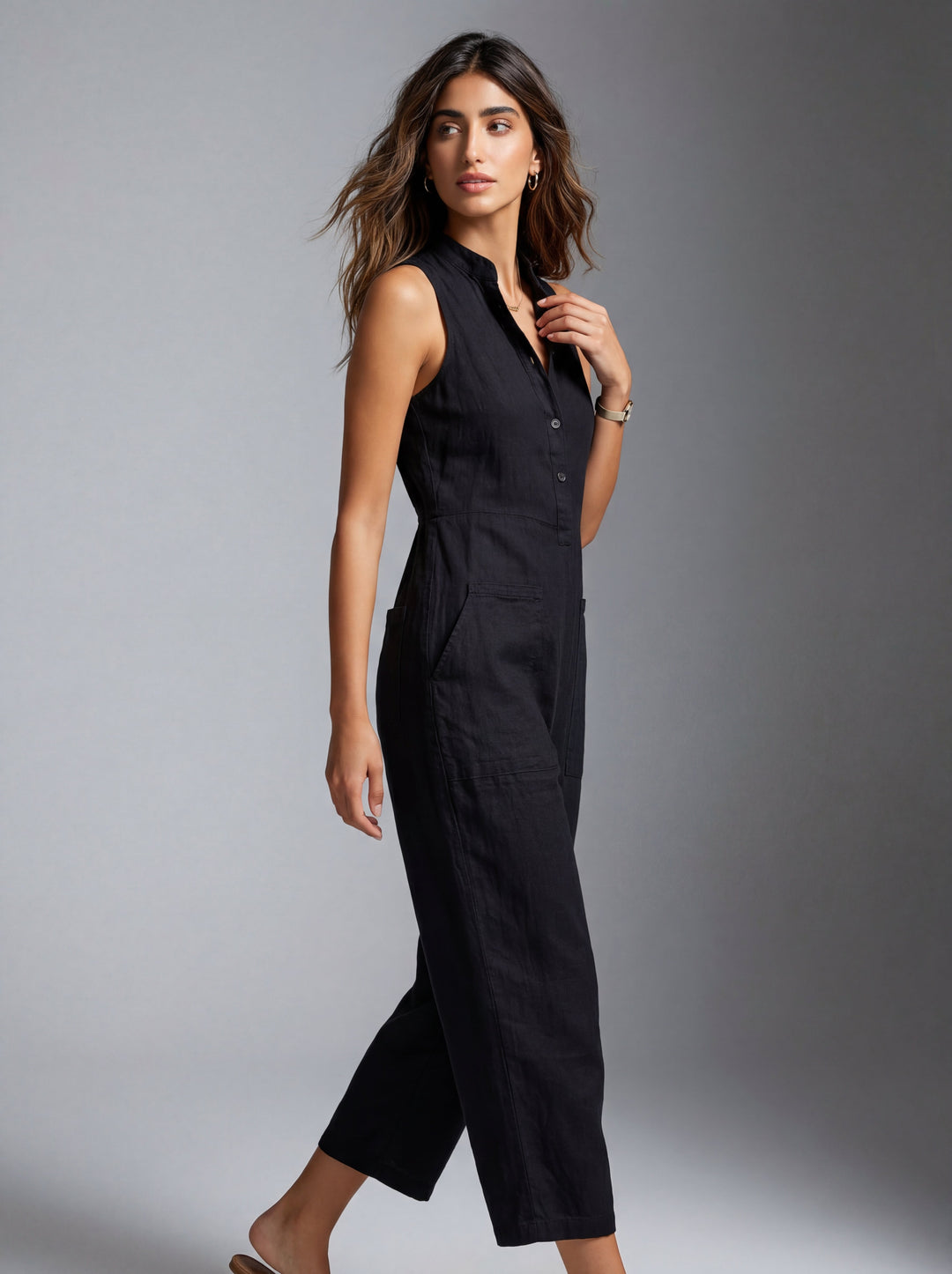Ärmlös Minimalistisk Overall