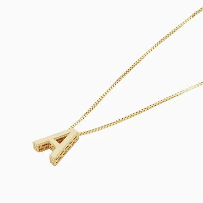 Chic Kärleksbrev Guld Initial Halsband