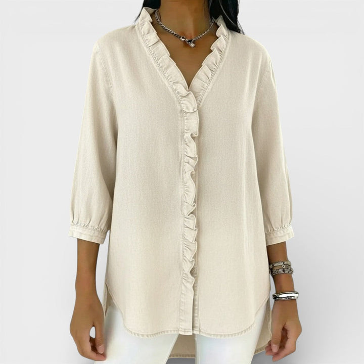 Heather | Elegant Volangblus