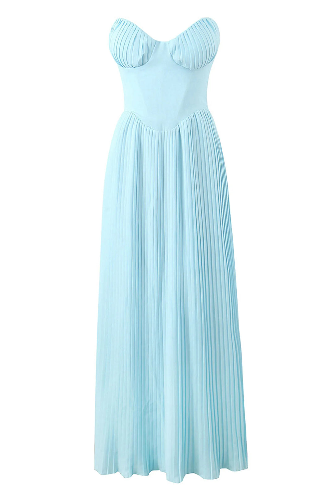 JHANELA | STYLISH STRAPLESS MAXI KLÄNNING