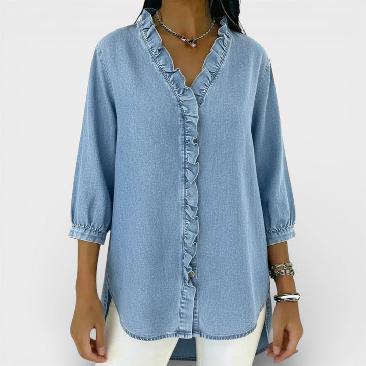 Heather | Elegant Volangblus