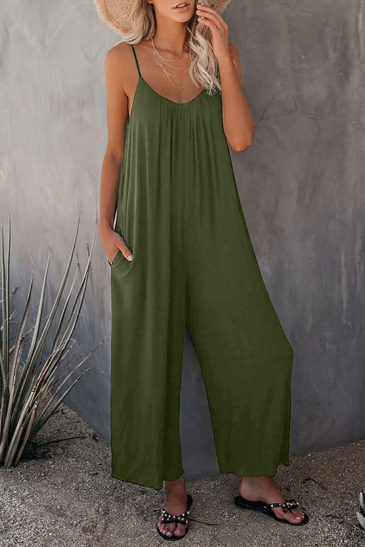 Rio™ | Elegant Flödande Overall med Fickor