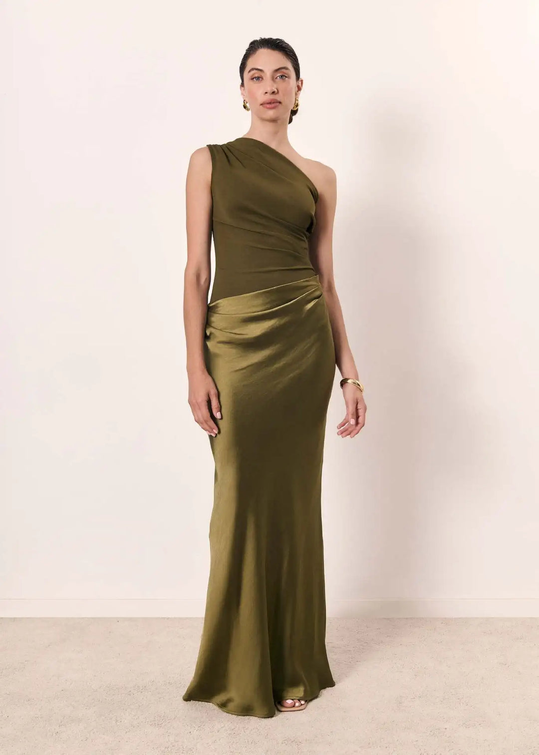 Luna™ | Satin Maxiklänning med Slits