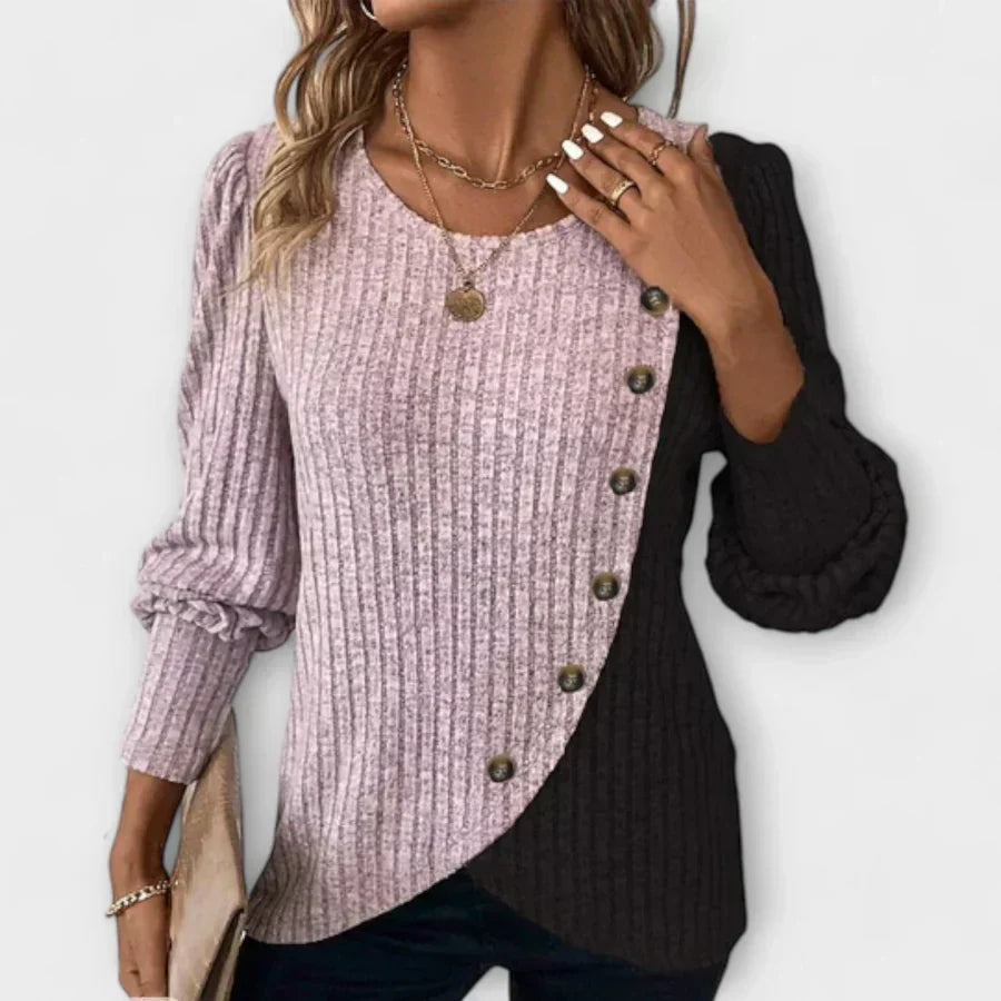 Xeraphine | Elegant Stickad Blus