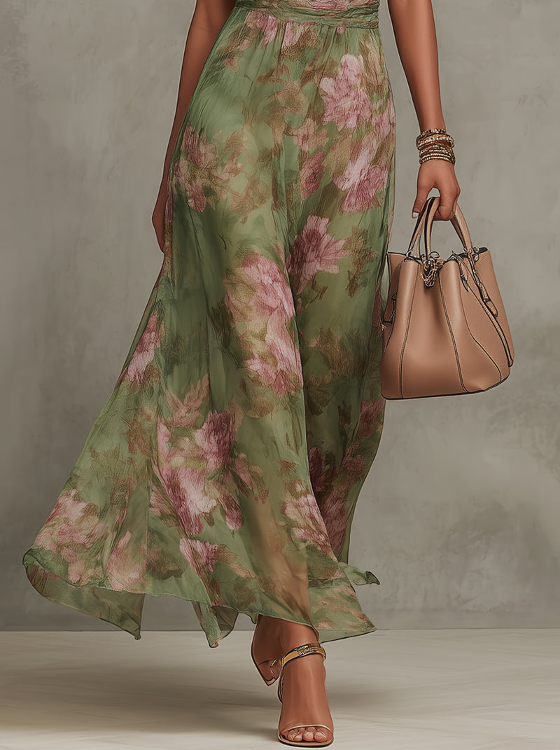 Faith | Elegant Blomster Maxiklänning