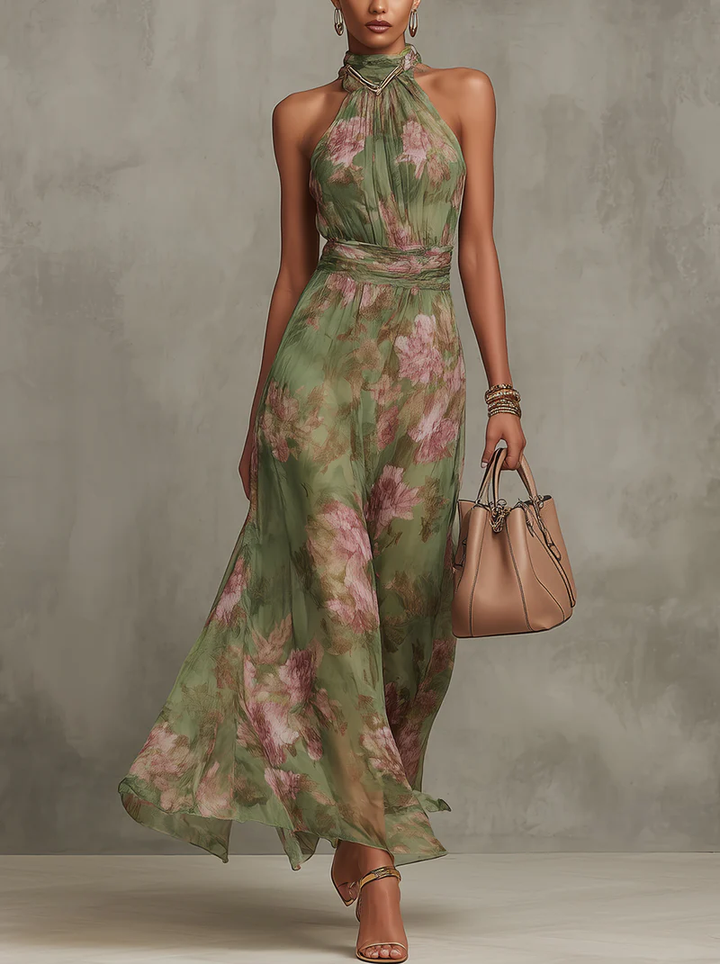 Faith | Elegant Blomster Maxiklänning