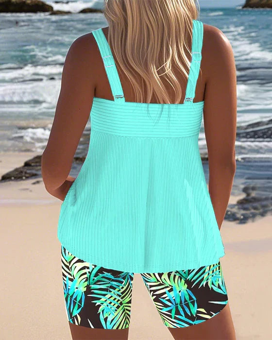 Daphne | Ljus Ribbad Tankini