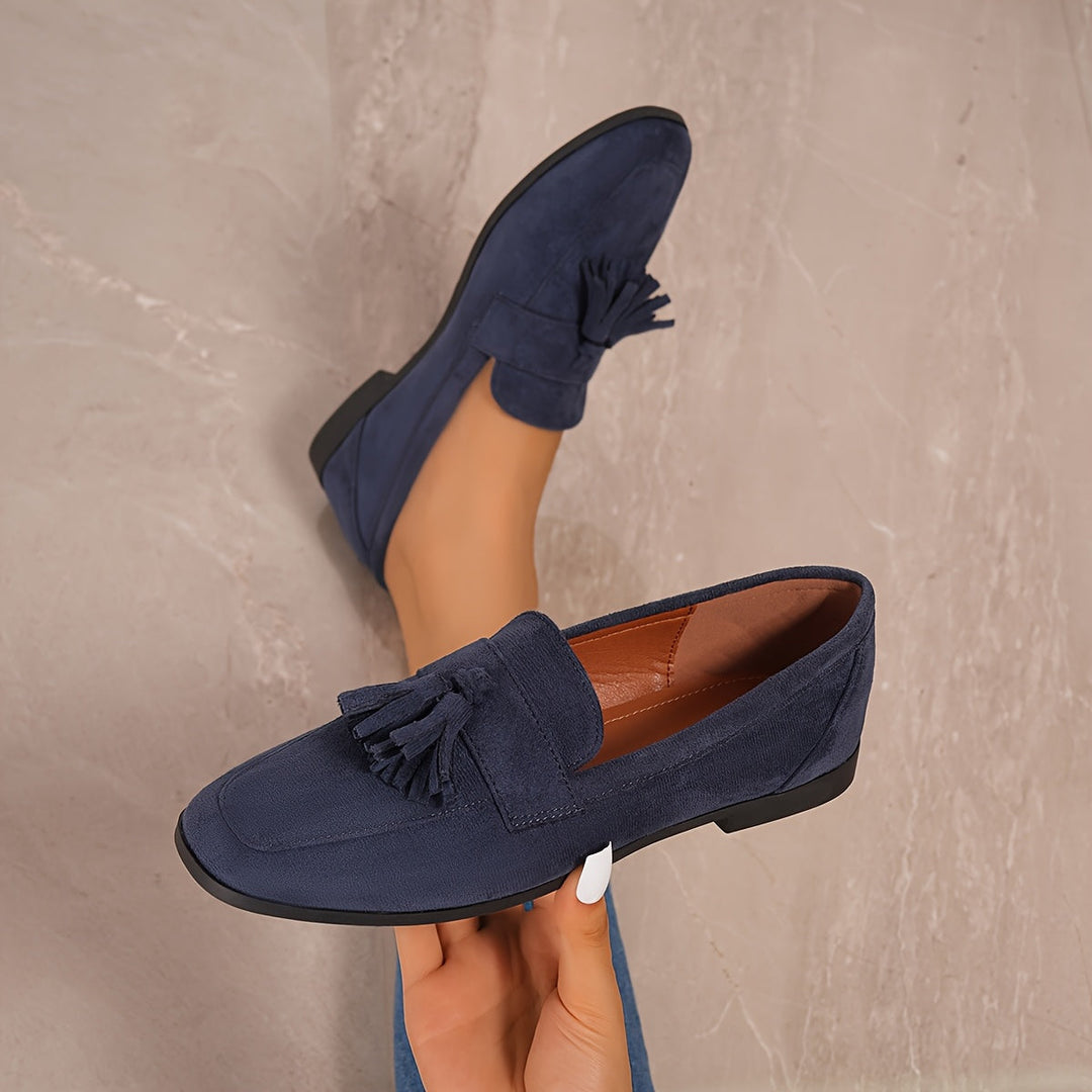 Soléna | Stabila Loafers med Tofsar