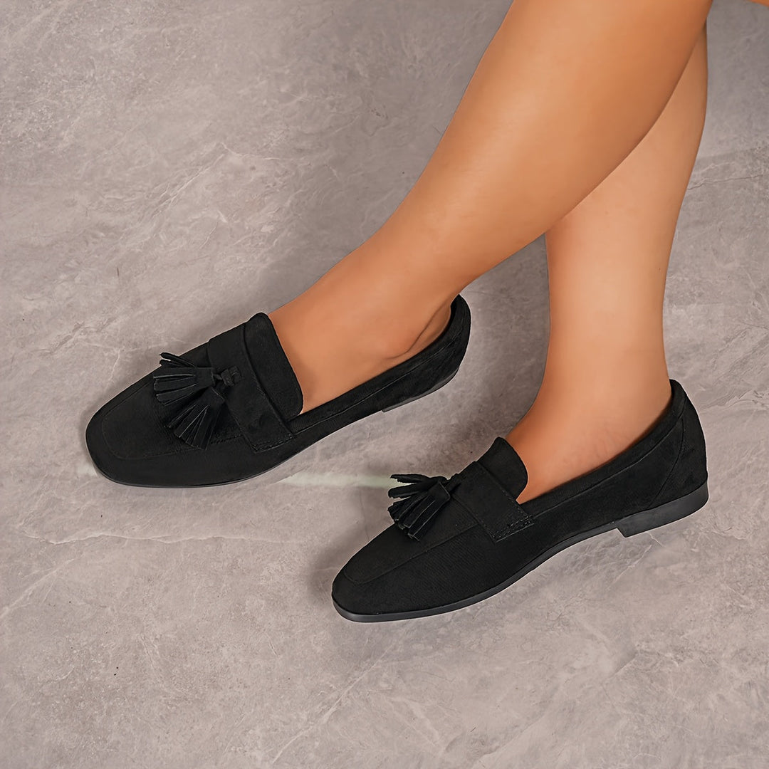 Soléna | Stabila Loafers med Tofsar