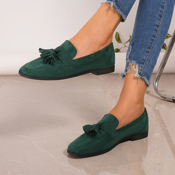 Soléna | Stabila Loafers med Tofsar