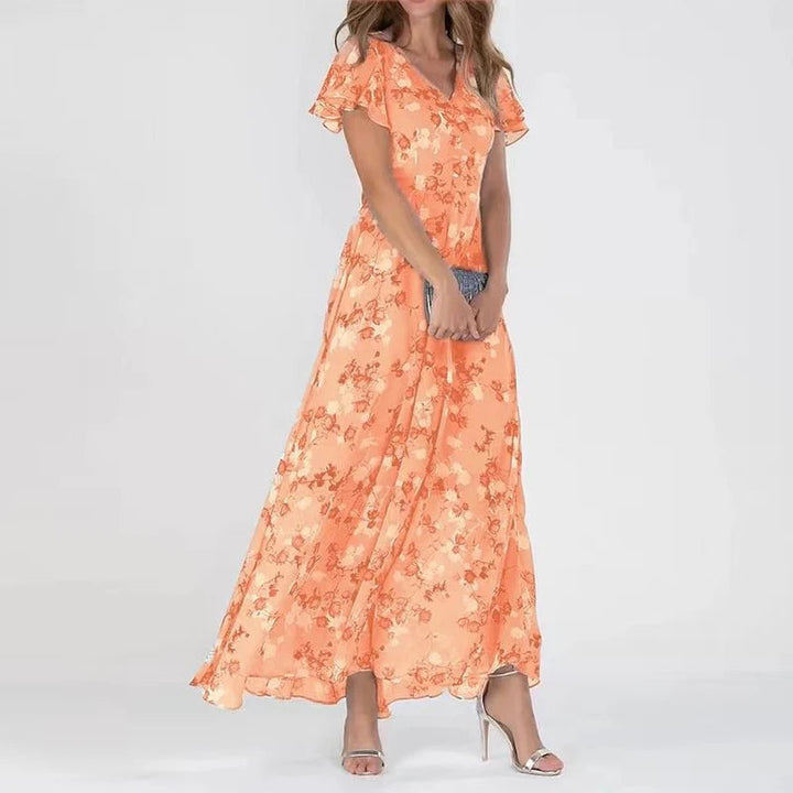 Mila™ | Smickrande Glam Midiklänning